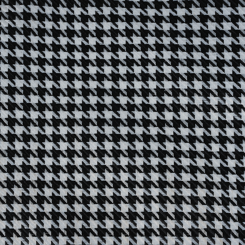 Kain Linen Poliester Kotak-kotak Houndstooth