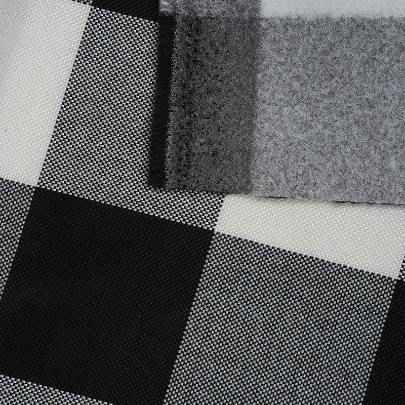 10*10 Kain Linen Poliester Kotak-kotak