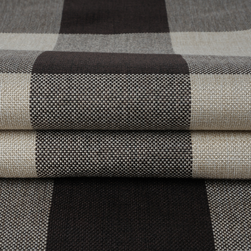 10*10 Kain Linen Poliester Kotak-kotak