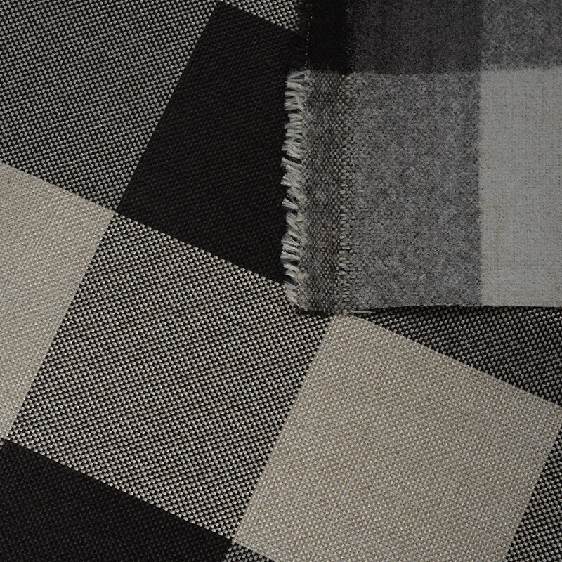 10*10 Kain Linen Poliester Kotak-kotak